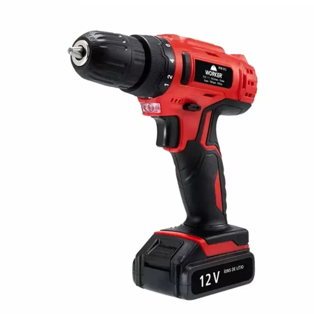 Parafusadeira 12v 1 Bat Kit13pcs 10nm Worker