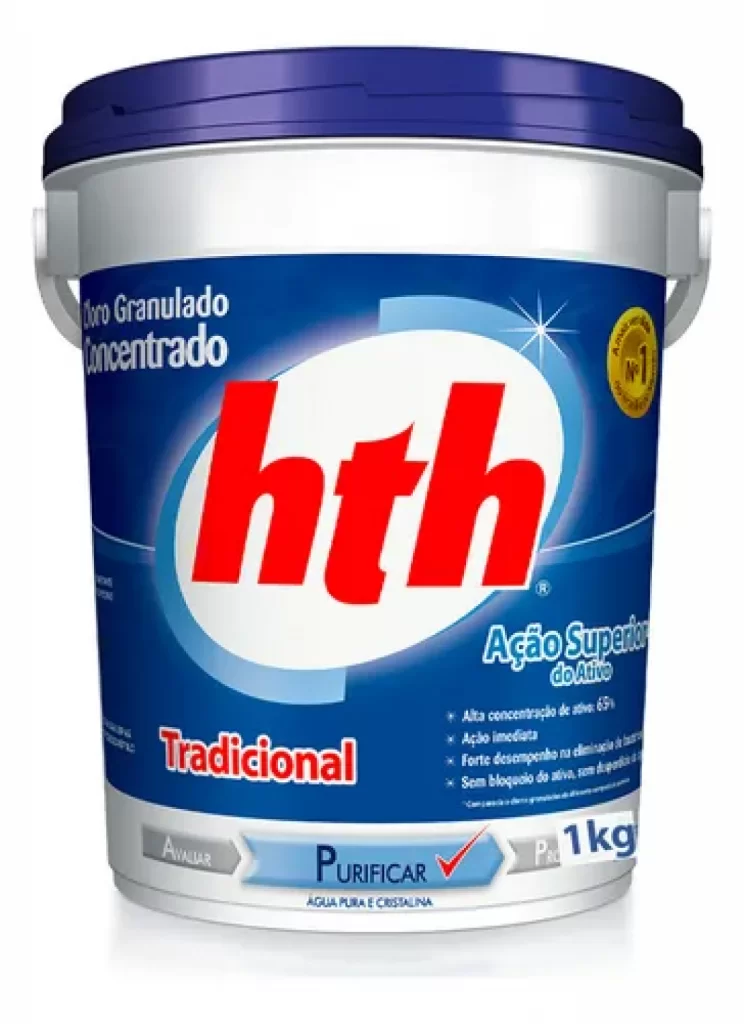 Cloro Tradicional - Balde 1 Kg Hipoclorito De Calcio