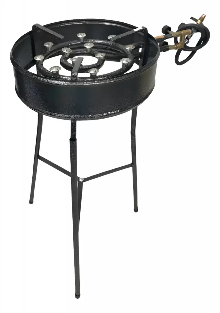 Fogareiro Tripe 12 Caulins  Preto