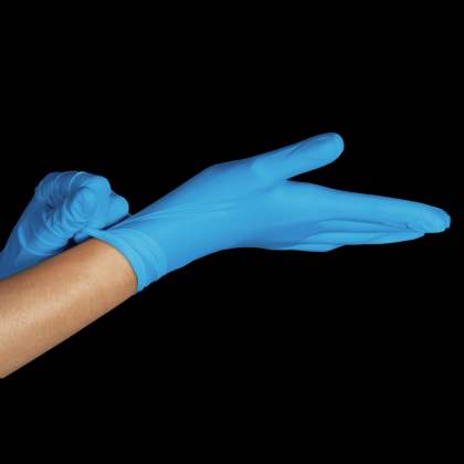 Luva Proc Nitrilo Blue Premium Quality Extra-pequeno