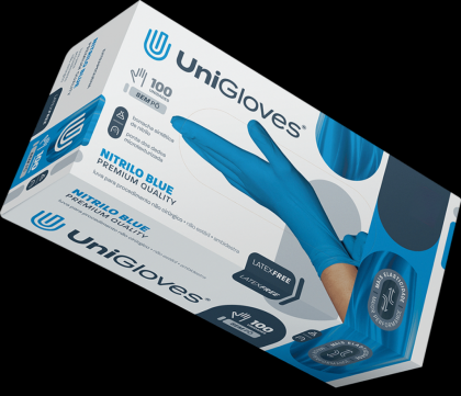 Luva Proc Nitrilo Blue Premium Quality Pequeno