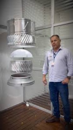 CYCLOAR - Exaustor e Renovador de ar Eólico ideal  para Exau