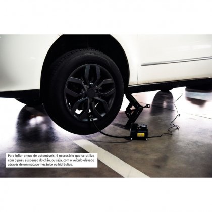 Compressor Ar Portatil 12v Potencia 50w Pressao Maxima 300 P