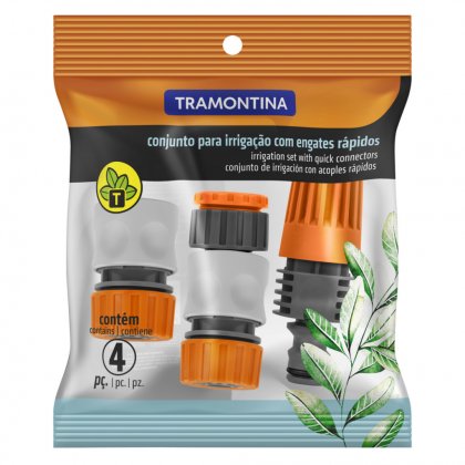 Conjunto Irrigador Tramontina Com Engate Rapido